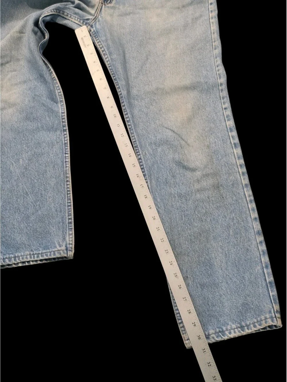 Vintage Levi’s 505 Orange Tab Jeans Made in USA W36x32 Straight Leg Denim